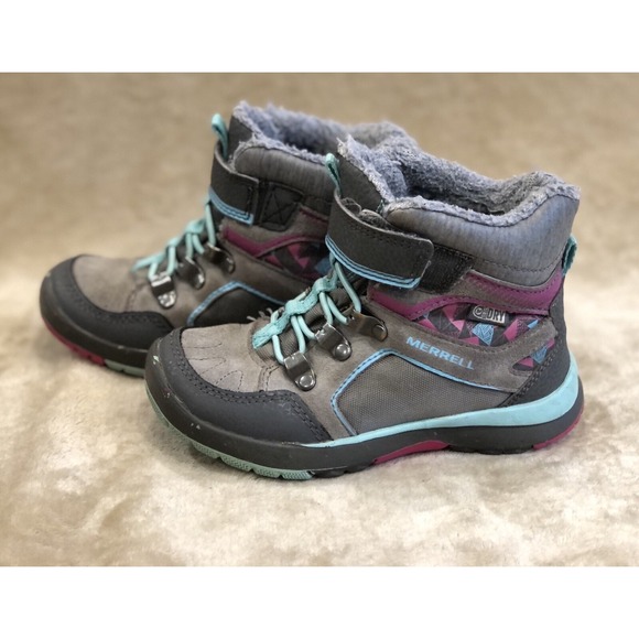 MERRELL Kid's Moab Polar Waterproof Boot Toddler/Little Kid Sz 11.5W - Picture 1 of 8